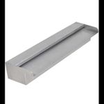 STEELARTCRAFT Rectangular Waterfall Pool Fountain Pond or Pool Garden Decor Wall 60 cm Stainless Steel Fountains Stainless Steel Blade Cascade