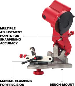 Oregon Electric Chainsaw Sharpener, 230V – Red