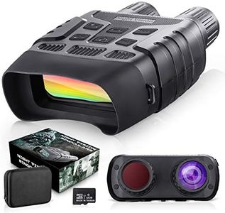 BNISE Digital Night Vision Binoculars 984ft Infrared Night Vision Goggles with 32G Memory Card 2.31 inch LCD Screen for Hunting & Surveillance