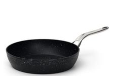 Starfrit SRFT060310 060310-006 Non-Stick Fry Pan with Handle, Aluminum, Black