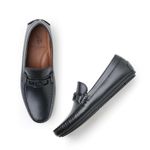 U.S. POLO ASSN. Mens MERREN Black Loafer - 7 UK (2FD24276Z01)