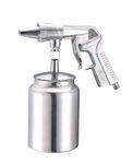 ORAZIO Sand Blasting Gun 1000ml Portable Pneumatic Grit Blaster Spray Tool for Rust Paint Removal Car Truck Metal Cleaning, Model 222250