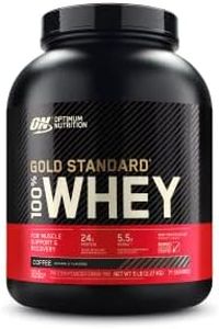 OPTIMUM NUTRITION Gold Standard 100% Whey Protein Powder, Coffee, 2.27kg