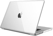 Fintie Case for MacBook Pro 16 Inch Case A2991 A2780 A2485 (2023 2022 2021 Release) - Protective Snap On Hard Shell Cover for MacBook Pro 16" M3/M2/M1 Pro/Max Chip, Crystal Clear