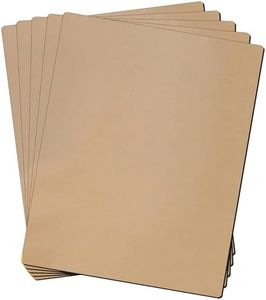 LLPT Adhesive Magnetic Sheet 8 x 10 Inch 5 Pack Flexible Refrigerator Magnet Sheet Sticky Magnetic Paper for Photos Images Educational DIY Craft Paper (MSA8105)