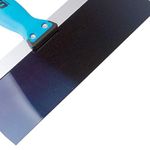 Ox Tools OX-P530410 Blue Steel Taping Knife 10" Blade, Aluminum, Riveted Blade & Handle for Drywall, Plaster, Sheetrock