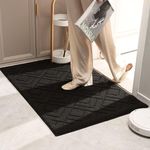 Mofonky Door Mat Indoor Outdoor: 50 x 80 cm Dirt Trapper Doormat Welcome Matts Washable - Non Slip Absorbent Front Door Mats Inside Outside for Entrance Floor Muddy Shoes