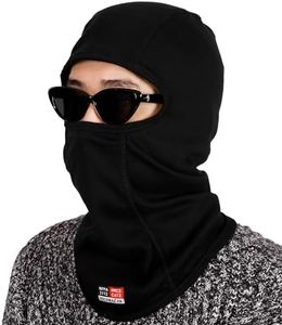 BOCOMAL FR Balaclava Face Mask 7oz Flame Resistant Covering Welding Hood Arc Rated NFPA2112 CAT2 One Size Black