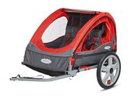 InStep Take 2 Double Bicycle Trailer, Red