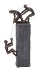 Deco 79 Poly-Stone Sculpture, 7 by 17-Inch