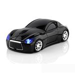 Wireless Mouse Sports Car Mice 1600DPI Optical Mouse with LED Flash Light