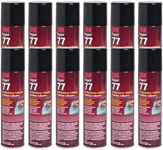 (Pack of 12) 3M SUPER 77 Spray Glue 7.3 oz Adhesive for Foil Plastic Paper Foam Metal