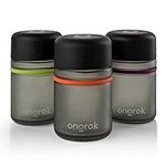 ONGROK Glass Storage Jar, 180ml, 3 