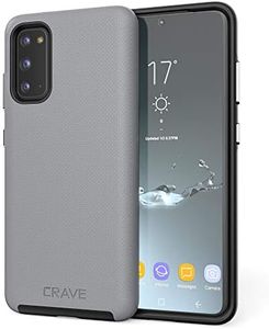 Crave Dual Guard for Samsung Galaxy S20 Case, Shockproof Protection Dual Layer Case for Samsung Galaxy S20, S20 5G - Slate