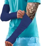KEMFORD Arm Sleeves for Men and Women – 8 mmHg Light Compression – 1 Pair – Sun Protection – Cooling UPF 50 Compression – Basketball Running