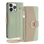 Arseaiy for Samsung Galaxy J2 pro 2018/J250/Grand prime pro 2018/J2 core Flip Phone Case Cover with Crossbody Strap Magnetic Zipper Pocket Makeup Mirror PU Leather Shockproof with Kickstand Shell