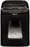 Fellowes Powershred 12C Personal 12 Sheet Cross Cut Paper Shredder for Home Use - with Safety Lock, Black