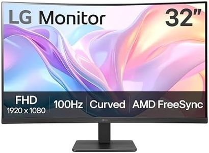 LG 32-Inch Curved FHD Monitor 100Hz