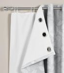 Thick Thermal Pair of Blackout Lining For Eyelet Curtains Thermal Blackout Lining Pair - 3 Pass Insulated (46x90)