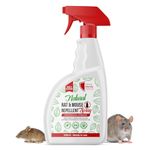 Rat and Mouse Repellent Spray 500ml: Natural Peppermint Oil Rodent Repellent – Effective Indoor & Outdoor Rodent Control – Long-Lasting Rodent Deterrent – Chemical-Free Protection for Home & Garden