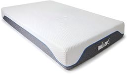 Milliard Single Gel Memory Foam Mattress, 20cm High Density Foam, Medium Firm (90 x 190 x 20cm)