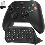 Keyboard for Xbox Series X/S/Xbox One/One X/S, Elite One/2 Controller, Wireless Game Chatpad Keypad with USB Receiver, Built-in Speaker &3.5mm Audio Jack for Xbox Controller(CONTROLLER NOT INCLUDED)