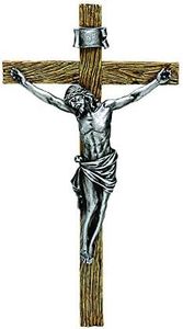 20 Crucifix in Antique Silver