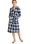 Latuza Women's Cotton Flannel Robe 