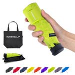 RUMBRELLA Mini Umbrella Small UV Umbrella Fast Dry and Ultra Lightweight, Fluorescent Green