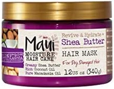 Maui Moisture Shea Butter Hair Mask for Dry Damaged Hair, 340g