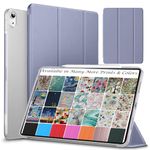DuraSafe Cases for iPad Air 3 2019 10.5 Inch [ Air 3rd Gen ] A2152 A2123 A2153 A2154 MUUL2HN/A MUUK2HN/A MUUJ2HN/A MUUT2HN/A Trifold Hard Smart PC Back Cover - Gray
