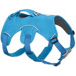 RUFFWEAR Web Master Multi-Use Dog Harness, Rugged Environments, Working Dogs, Medium Breeds, Adjustable Fit, Size: XX-Small (33-43 cm), Blue Dusk