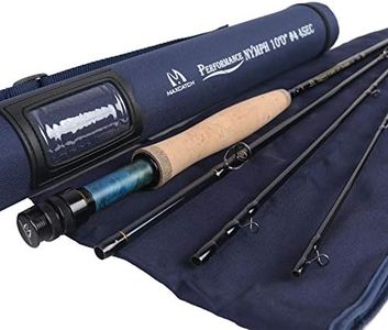 M MAXIMUMCATCH Maxcatch Performance Nymph Fly Fishing Rod in 2/3/4wt: 10ft/11ft, IM10 Carbon, AAA Cork Handle, Rod Tube and Combo Set Available (4weight 10ft 4piece)