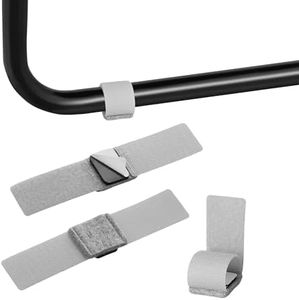 kwmobile 4x Patin feutre autoadhésif meuble - Lot de 4x patin autocollant feutre et nylon pour pied chaise table protection sol anti-bruit - gris