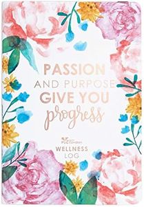 Erin Condren Designer Petite Planner - Wellness Log Edition 3, Track Habits for Sleep, Water Intake, Steps Taken, and Goals. Includes Inspirational and Fun Sticker Set