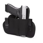 HOUSON Pistol holster, weapon holster pistol holster concealed belt holster training gun pouch for small pistols Glock 19/17/43 holster right and left-handed