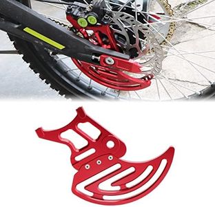 URLWALL Rear Brake Disc Guard and Caliper, Billet Aluminum Rear Brake Disc Cover and Caliper Guard Protector for Sur-Ron S/X Light Bee/Segway X260 X160, Dirt Pit Bike Motorcycle Parts (Red)