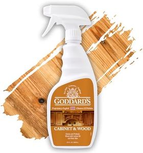 Goddard's Cabinet Makers Wax Cleaning Spray – Wood Cleaner & Furniture Polish to Shine & Protect – Wood Cleaner Spray w/Bee Wax & Lemon Oil for Furniture – Non-Abrasive Wood Polish (23 oz)