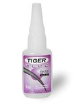 TIGER Glue for Billiard Pool Cue Tips 30ml Thick Gap Filling 10-20 sec