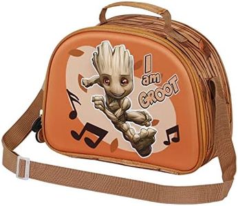 Marvel-Lunch Bag 3D, 25.5 x 20 cm, I Am Groot, One Size, 3D Lunch Bag