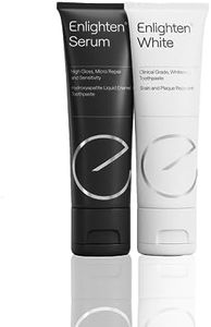 Enlighten Duo Care - Whitening Toothpaste and Repairing Toothpaste kit for Sensitive Teeth, Stain Removal, Stain Repeller and Advanced Enamel Repair