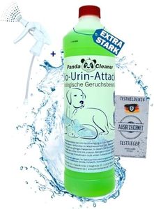 PandaCleaner® Bio-Urin Attack Odour Remover/Smell Neutraliser - 1000ml Concentré repulsif chat interieur - Élimination biologique des odeurs animales