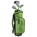 FAZER Junior J TEK 7.0 Kids Golf Set with Oversize Driver, 7 Iron, Putter, Bag & Headcovers - Lightweight Graphite Shafts, Soft Grips - Starter Kids Golf Clubs Ages 3-5