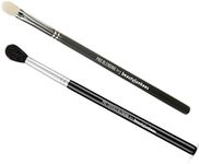 Eyeshadow Blending Makeup Brushes Set – 2pc Beauty Junkees Professional Eye Shadow Blender Make Up Brush, Tapered Dome Bristles for a Beautifully Blended Crease, Buffing Harsh Lines; Premium Quality