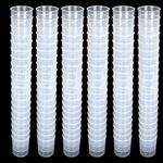 ECNEICS Plastic Beakers Plastic Graduated Cups Clear Multipurpose Measuring Cups Epoxy Mixing Cups, Liquid Container Beakers (Set of 100 - (100 ML))