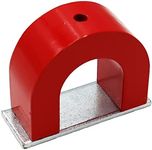 AOMAG® Strong Red Alnico Horseshoe Magnet 40 lb Capacity Pull Power 12 Oz Tool Magnets