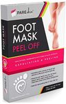 [ 2 Pack ] Foot Peel Mask - Cracked Heels Repair for Dry Callus Dead Skin - Exfoliating Peel Remover for Baby Soft Feet