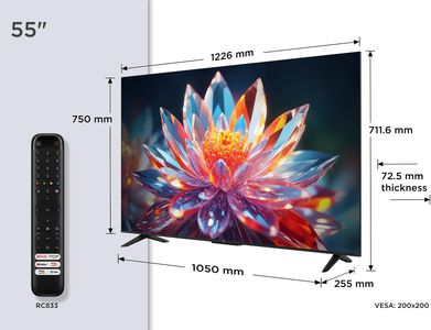TCL 55" QLED 4K HDR Smart TV – Ultra HD Display