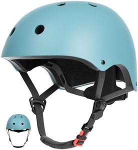 67i Toddler Bike Helmet - Girls Helmets (18.9"-21.2") with 11 Ventilation Vents, Adjustable Knob & Double Buckle, ABS EPS Layered Safety for Ages 1-4 (Dark Blue)