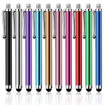 10 Pcs Stylus Pens for Touch Screens Phone, Universal Capacitive Stylus Pens Compatible with iPad iPhone Kindle Tough Tablet